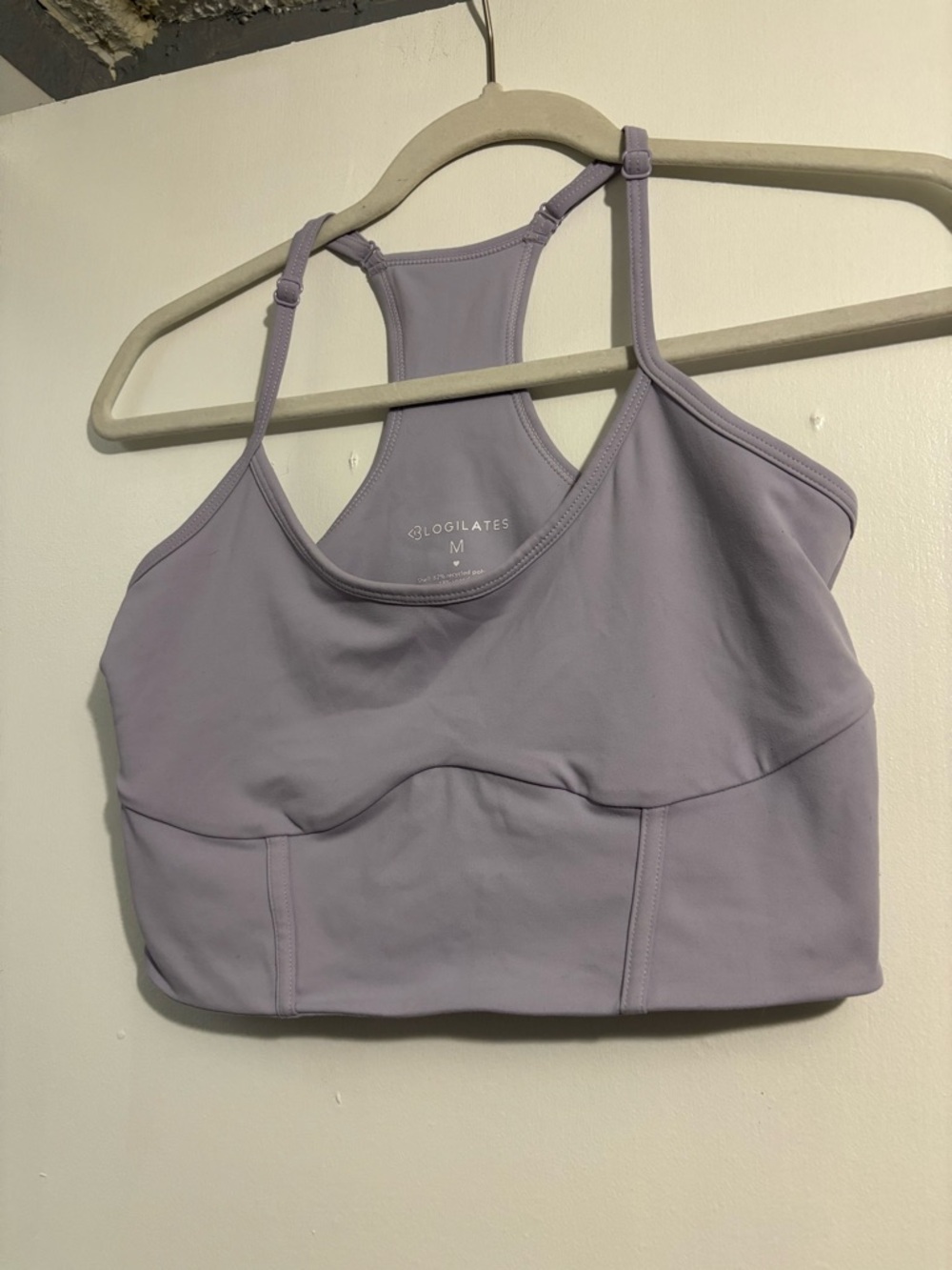 Blogilates Lavender Racerback Sports Bra